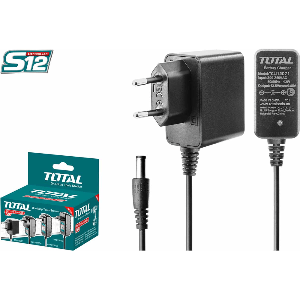 Total TCLI12071 12V Charger (S12) | Total by KHM Megatools Corp. Total TCLI12071 12V Charger (S12) | Total by KHM Megatools Corp.